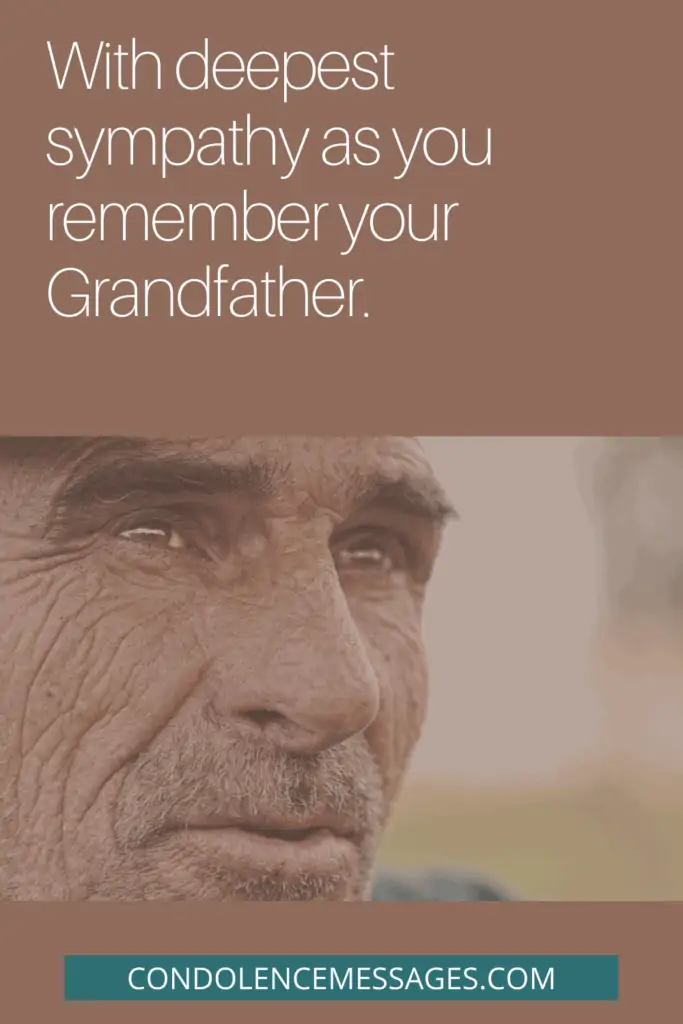 Grandfather Sympathy Image