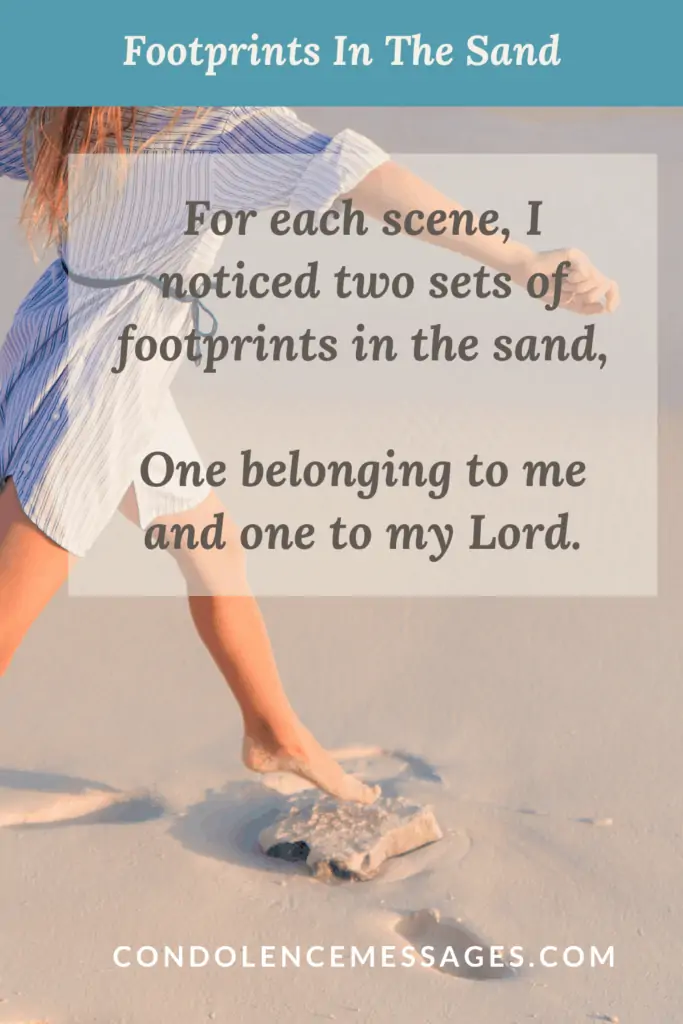 Footprint In The Sand Poem