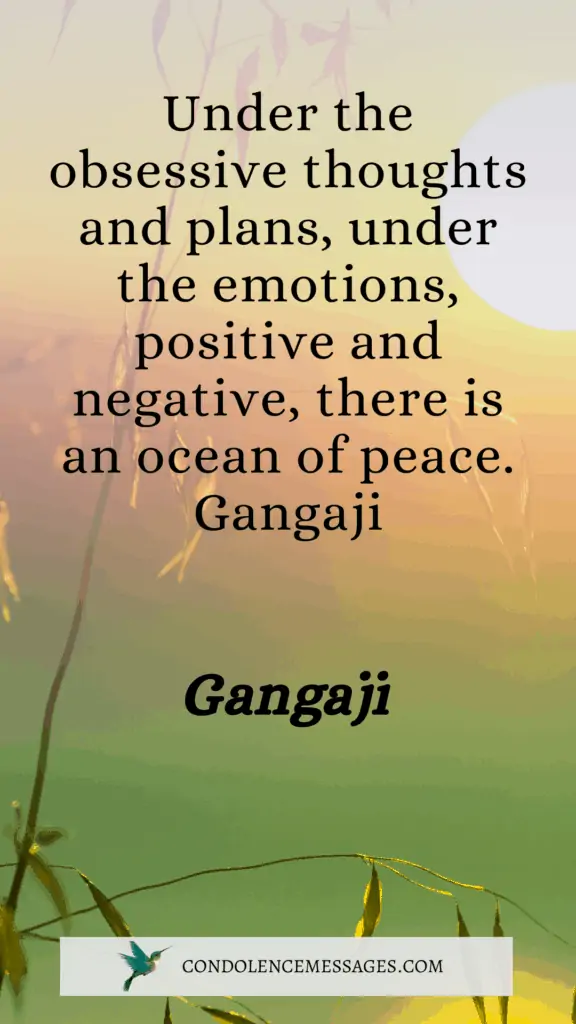 Gangaji - Grief Quote
