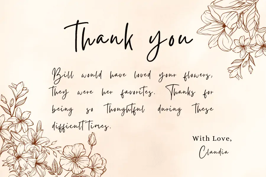 Funeral Thank You Notes – What To Say – The Art Of Condolence
