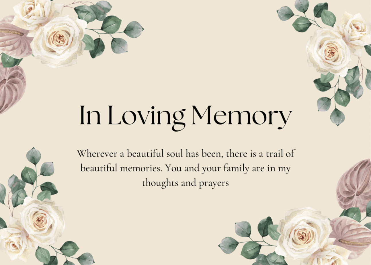 75 In Loving Memory Quotes Inscriptions In Loving Memory