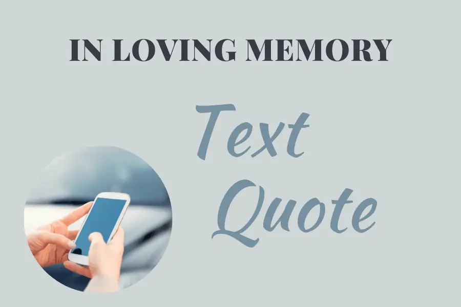 In loving memory quote for social media