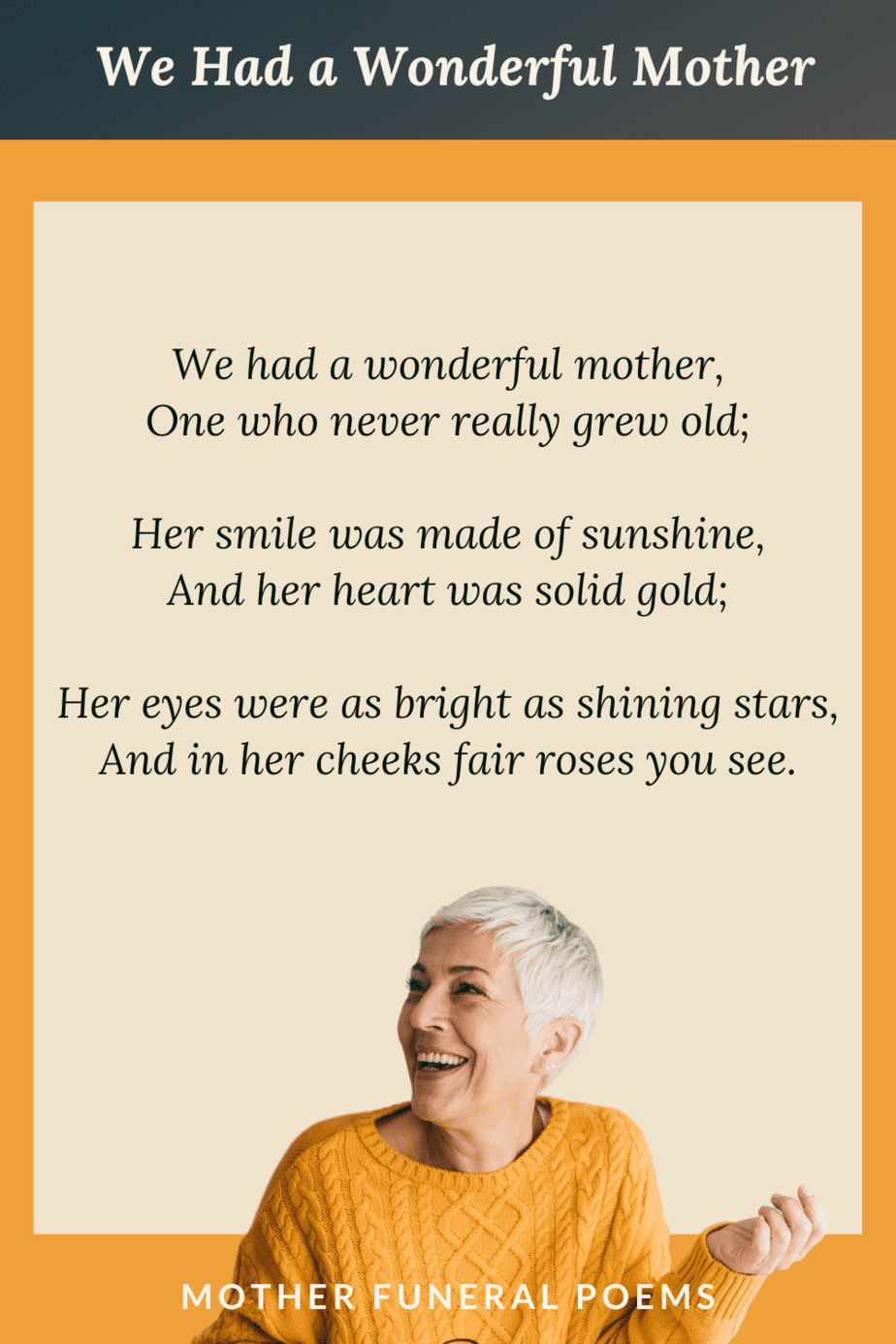 24 Funeral Poems For Mom The Art Of Condolence 