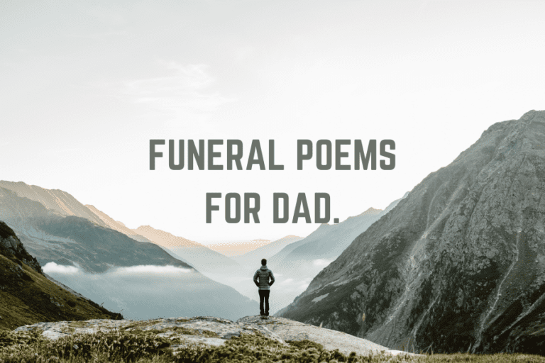 21 Funeral Poems For Dad The Art Of Condolence 5294